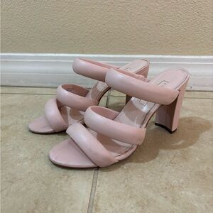 Pink Strappy Heels